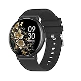 AcclaFit Smartwatch Donna Uomo, 1.38" Touch Screen Smartwatch con Effettua/Risposta Chiamate, Fitness Tracker con Pressione Sanguigna e Monitor Sonno, 120+ Sport Step Counter per Android iOS