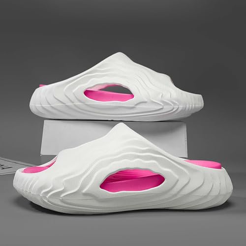 Men's one-piece thick soled slippers for indoor and outdoor soft beach swimming pool shower shoes2