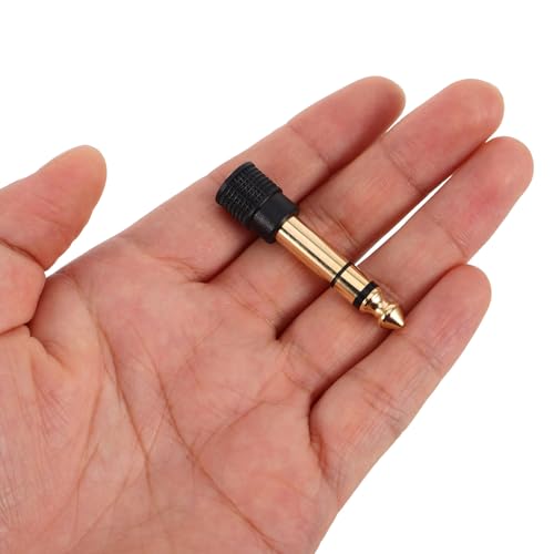 Adaptador de conector de audio contra pérdidas de señal en auriculares y micrófonos SHINEOFI 4