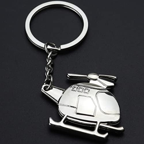 ARFUKA Keyring Helicopter Model Pendant Keychain Metal Key Ring Charm Jewellery Christmas Birthday Gift Keyrings Key Chain Key Ring Holder for Men and Women - Image 5