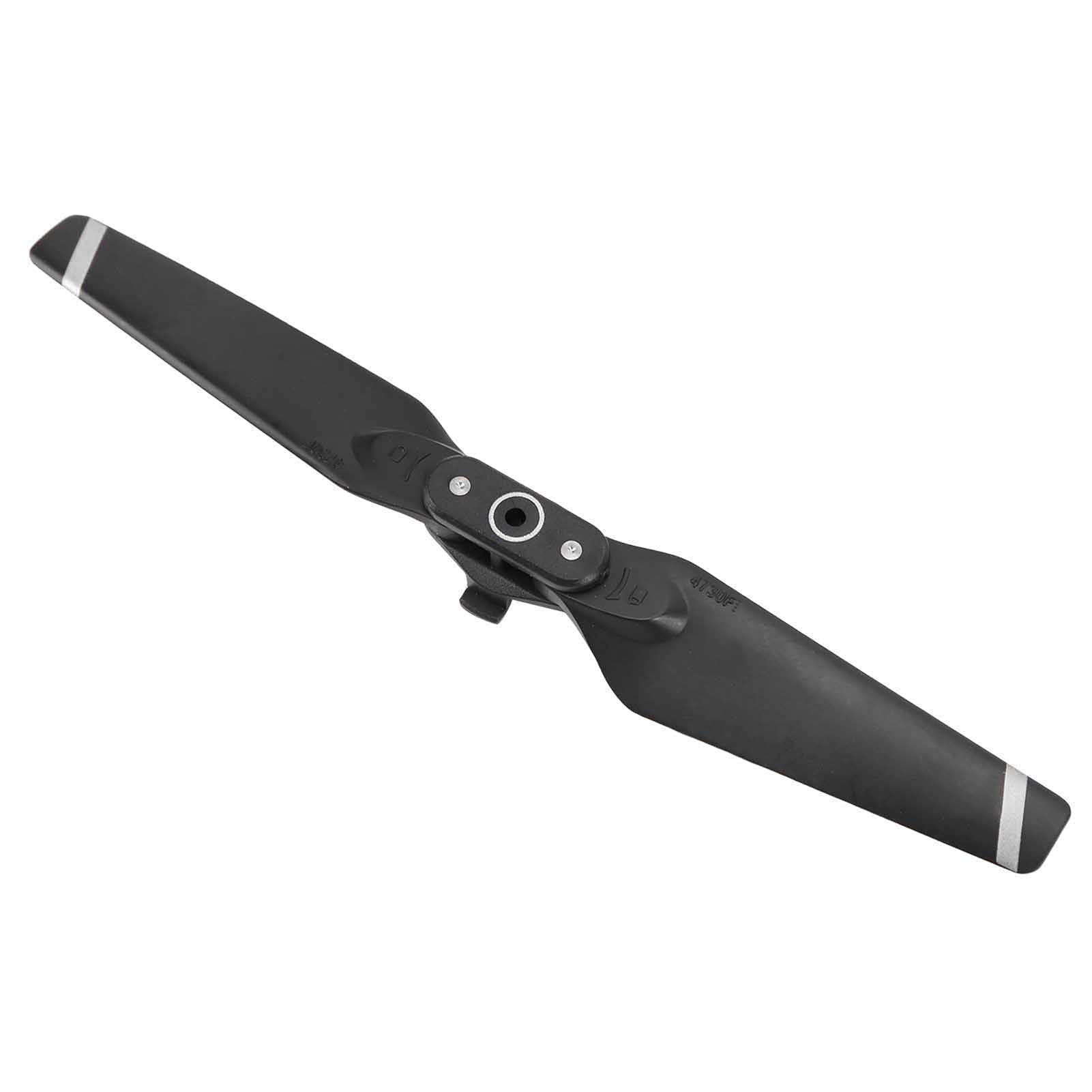 Puntelli a lama pieghevole 4730F, facile da installare Elica squisita a sgancio rapido 4730F per Spark Drone(Bordo nero argento)