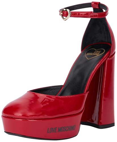 Love Moschino, Decollete Tacco Donna, LACCA, 38 EU