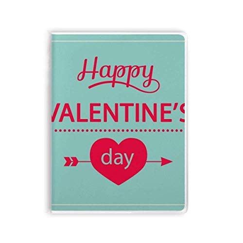 Carnet de notes Saint-Valentin cahier vert motif cœur écriture poétique et journal
