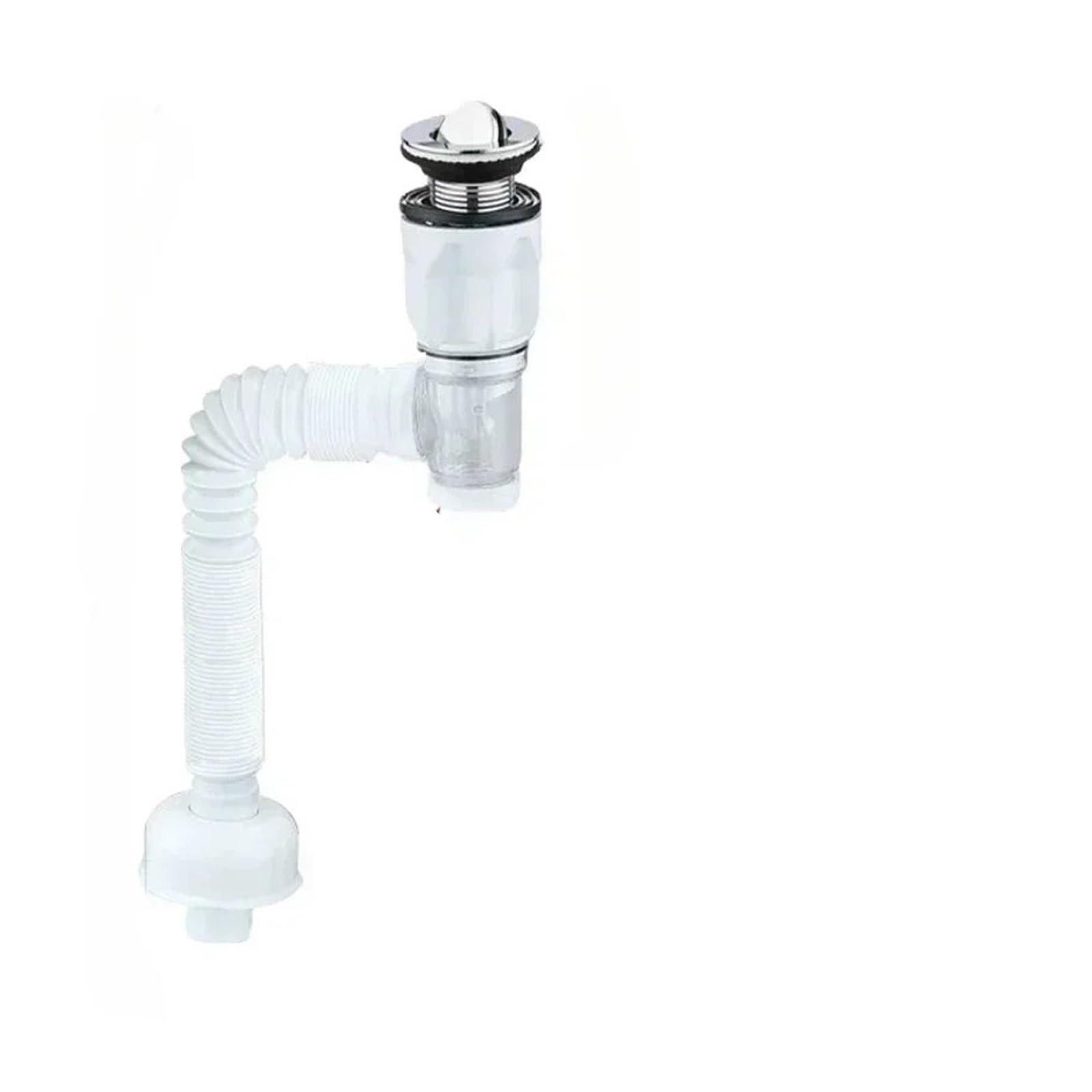 Tuyau de vidange flexible et extensible pour un raccordement sans fuite