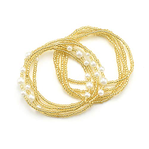 Waist Beads, Colorful Beaded Belly Chain Women's Body Jewelry, African Waist Bead Chain