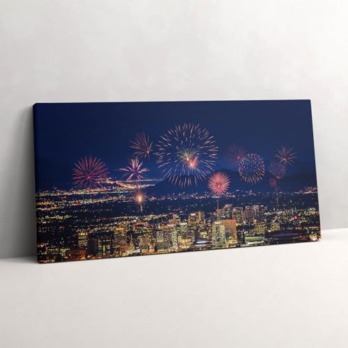 Tableau photo sur toile Phoenix la nuit 120x60cm pour décoration murale