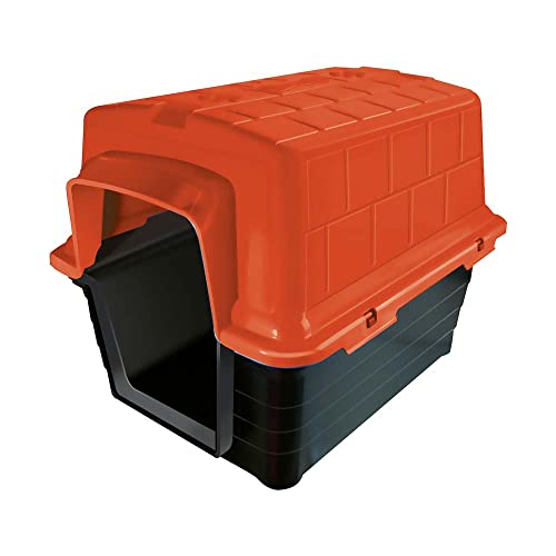 Furacão Pet Casinha Plástica N.1.0 Vermelha Para Cães