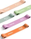 Resistance Bands for Working Out- 5 Levels with Exercise Bands, Multi-Colored Stretch Bands for Women Men, Legs, Glutes, Thighs, Yoga, Indoor & Outdoor Fitness