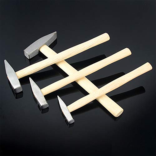Convy GJ-0140 Engineers Machinist Hammer with Wooden Handle 300G - Thumbnail 2