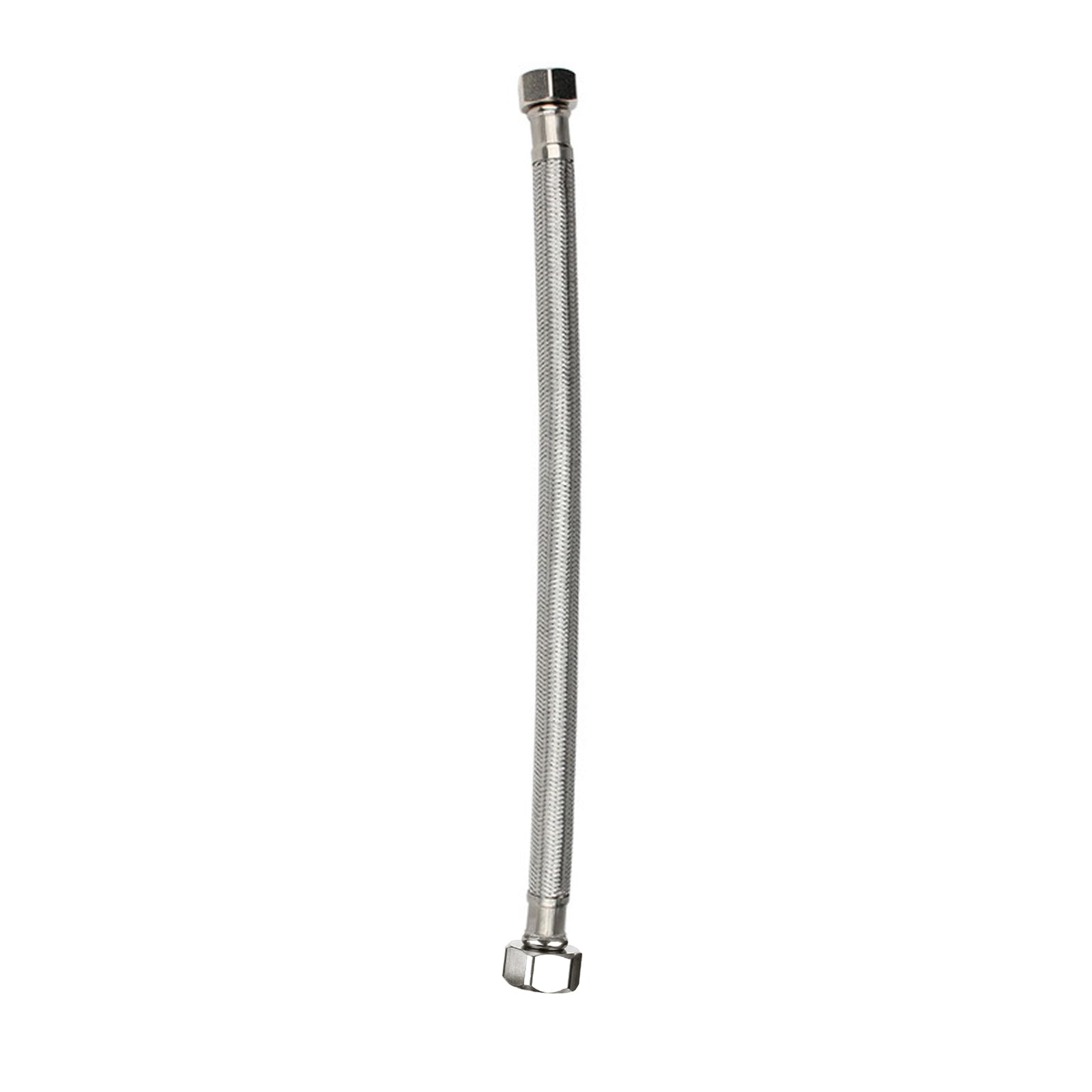Maxtonser Braided Stainless Steel Toilet Hose 3/8inch to 1/2inch Toilet Water Connectors Hose Flexible Toilet Connector Enduring