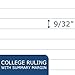 ROARING SPRING Signature Collection Law Ruled 1 Subject Spiral Notebook 11