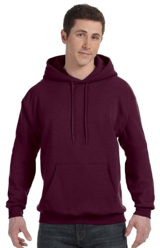 Hanes ComfortBlend EcoSmart Men`s Pullover Hoodie Sweatshirt Medium Light Steel