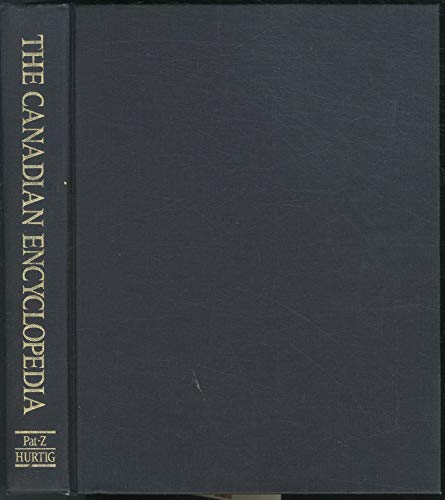 THE CANADIAN ENCYCLOPEDIA , Volume 3 Only Pat - Z 088830272X Book Cover