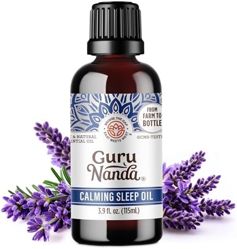 GuruNanda Calming Sleep Essential Oil, Blend of 100% Natural, Pur...