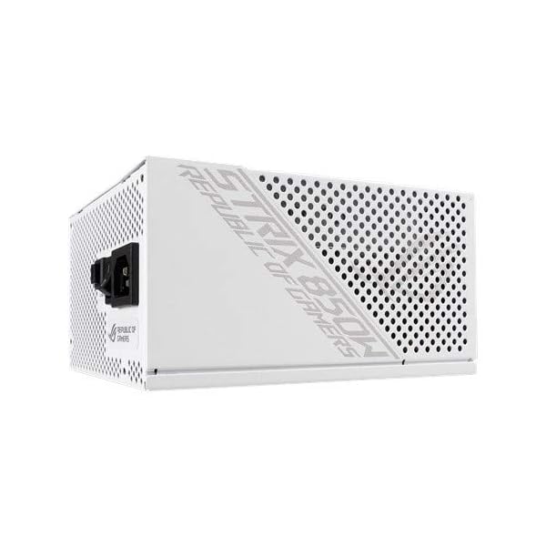 ASUS ROG-STRIX-850G-WHITE - Fuente de alimentación 850W Gold (disipadores ROG, Axial-Tech, Doble rodamientos de Bolas, tecnología 0dB, 80 Plus Gold, Full Modular) Blanco - Image 3