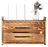YKJGRTF Schwebende Regale, Regal, Massivholz, Wandmontage, Router-Aufbewahrungsbox, TV-Unterreihe, Steckdose, Okklusionsbox, kabelloses WLAN-Routerregal, Schreibtisch-Aufbewahrungsbox (Farbe: C, Größe