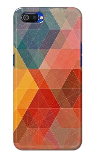 Image of Printed Hard Back Cover Case for Realme C2 | Oppo A1K Back Cover (Crumpled Design) -1111