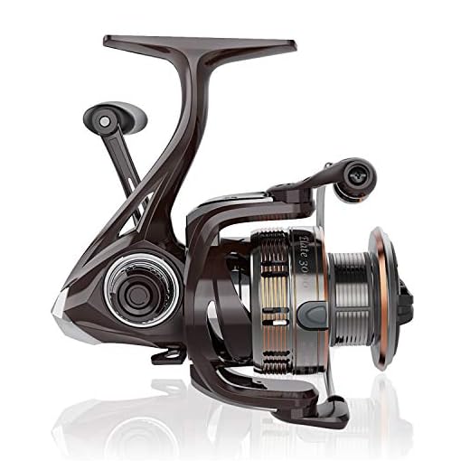 Cadence Elate Spinning Reel,10 + 1 BB,Ultra Light Fishing Reel with Carbon Rotor,Stainless Steel Main Shaft,Braid Ready Aluminum Spool, Smooth & Powerful Carbon/Felt Drag System -Freshwater Saltwater