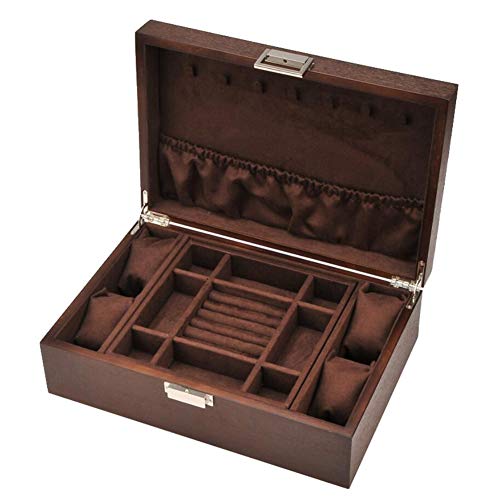 Boîte montée en bois pour éviter les bijoux emmêlés pendant les voyages