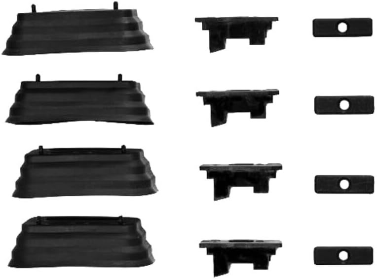 Components of Green Valley Easy One EVO 03 Roof Bar System