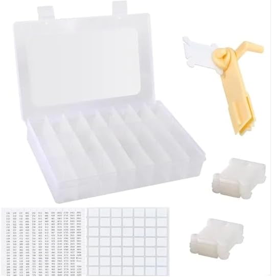Embroidery Floss Organizer, Cross Stitch Thread Storage Box, Craft Tools