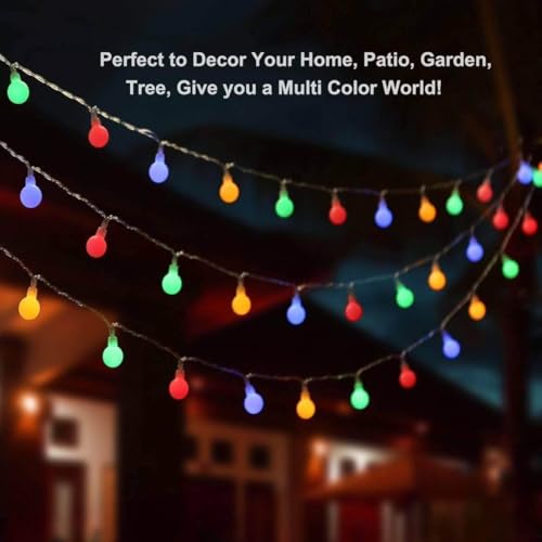 Image of MoonlitDreams 3M 14LED Milky Ball LED Curtain String Lights - Pooja Mandir Decoration Ball Fairy Lights for Window, Festival, Diwali, Christmas, Wedding, Party & Home Decoration