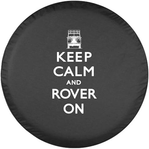 Land Rover Tire Cover - Keep Calm and Rover ON