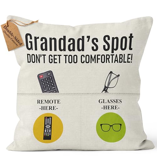 CROWNLY Gifts for Grandad Birthday Gift with Pocket from Grandchildren Grandpa Best Present