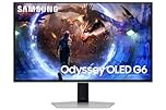Samsung Odyssey Gaming OLED G6 LS27DG602SUXXU 27" QHD Gaming Monitor - 0.03ms, 360Hz, HDR10+, Height Adjust, HDMI 2.1, Displayport, USB 3.0, 1440p, 2560x1440