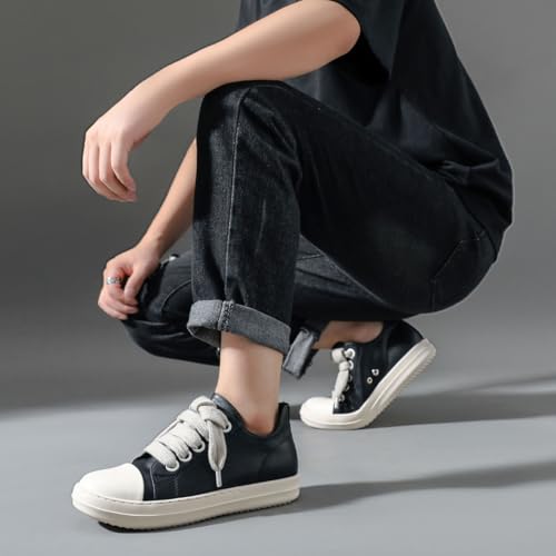 Low Top Sneakers for Men Comfortable Platform Walking Shoes3