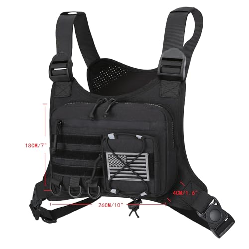 Koculemi SDTW Outdoor Sports Chest Bag For Men, Chest Vest Holster Fits Most Pistols thumb #1