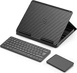 Logitech Casa Pop-Up Desk Soporte para portátil, Grafito, Disposición QWERTY Inglés Reino Unido