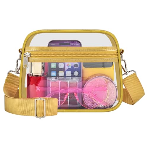 Image of Oraben Clear Bag for Stadium Events Clear Purse Stadium Bag Satchel Handbags for Sports Events Concerts Festivals | Stadium Approved