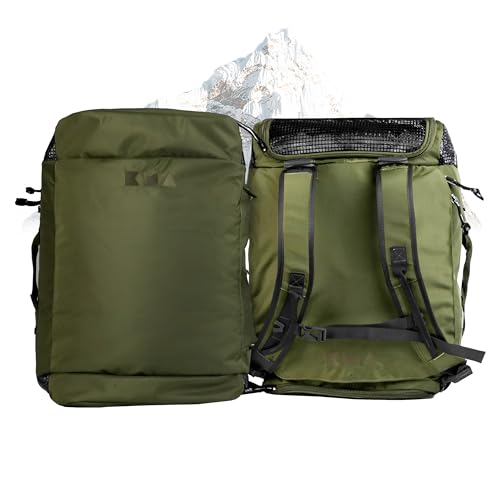 La Mejor Selección de Venta maletas . 49 Mochila De Viaje BAJA VENT 40L | Mochila - Bolso de Viaje | Con | OC | Ventilación Superior, Impermeable, Para Casco, Tenis y Equipos Deportivos | KMA