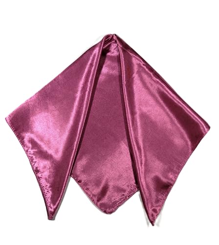 Shanlin Paisley Pattern Silk Feel Satin Square Scarf Bandanas (23.5