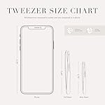 Tweezerman Mini Slant Travel Tweezers For Eyebrows, Travel Tweezers for Eyebrows, Facial Hair, Ingrown Hair (Blooming Lilac) - Image 5