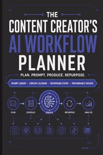 Content Creator's AI Workflow Planner: Plan. Prompt. Produce. Repurpose. A Practical System for High-Efficiency Creation. image 2