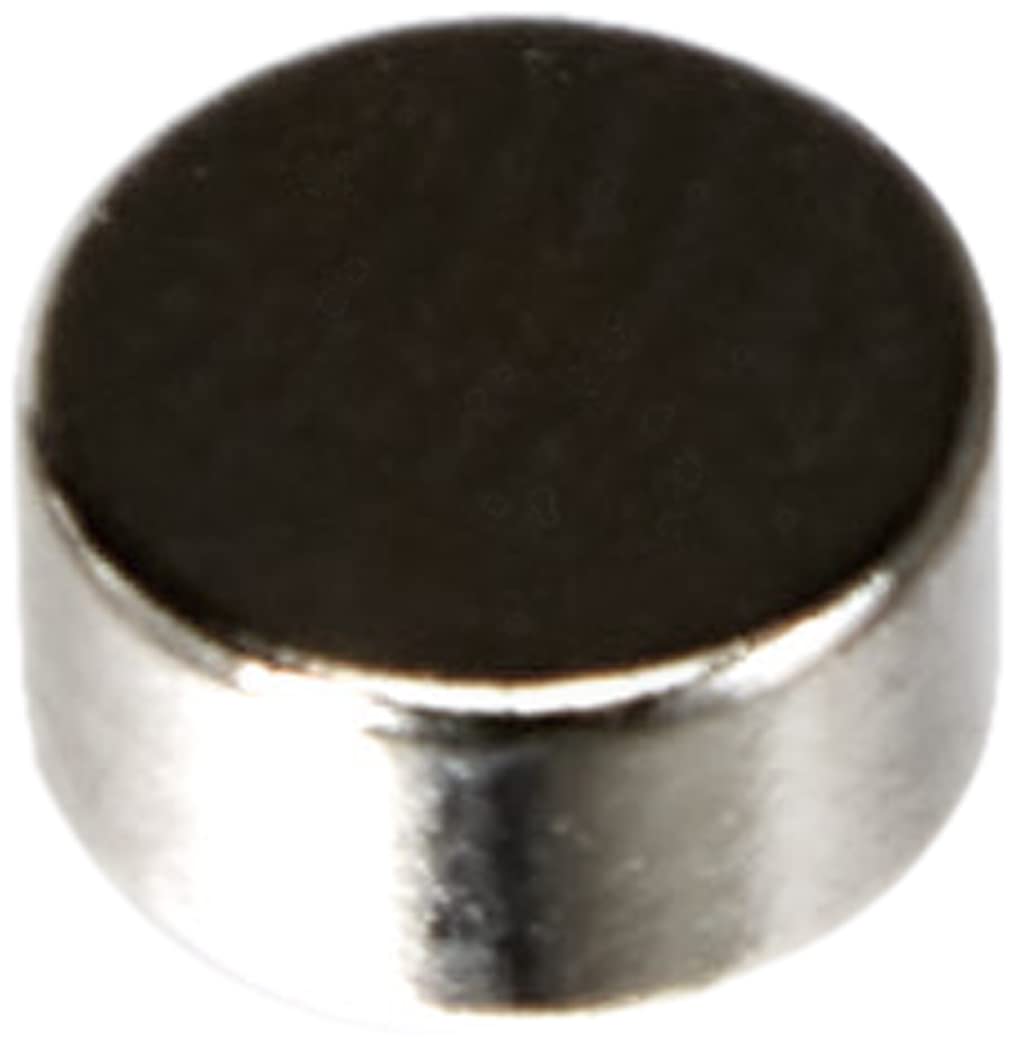 First4magnets F643-25 6 mm Średnica x 3 mm Grubszy Magnes Neodymowy N42-0,9 kg Siła Przyciągania, 20 Sztuk