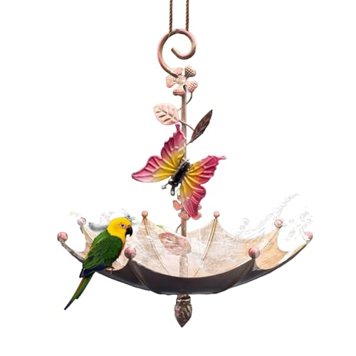 Mangeoire à oiseaux haut de gamme résistante à la rouille design goutte
