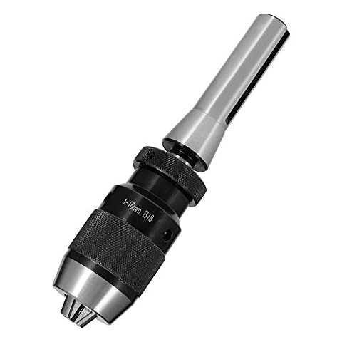 Keyless 1/32"- 5/8" Drill Chuck Self Tighten with R8 Shank Heavy Duty Self Tighten for CNC Drill Presses or Lathes Spindle Cover