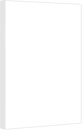 Cartulina de color pastel blanco Cartulina de cubierta de 67 libras 8.5 x 14 pulgadas 50 hojas por paquete