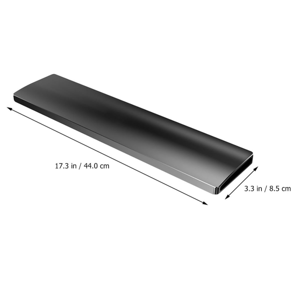 Ergonomische Handgelenkauflage aus Aluminiumlegierung für 104 Tasten Mechanische Tastatur mit Glatter Oberfläche und Speziellem Design für Büro und Gaming