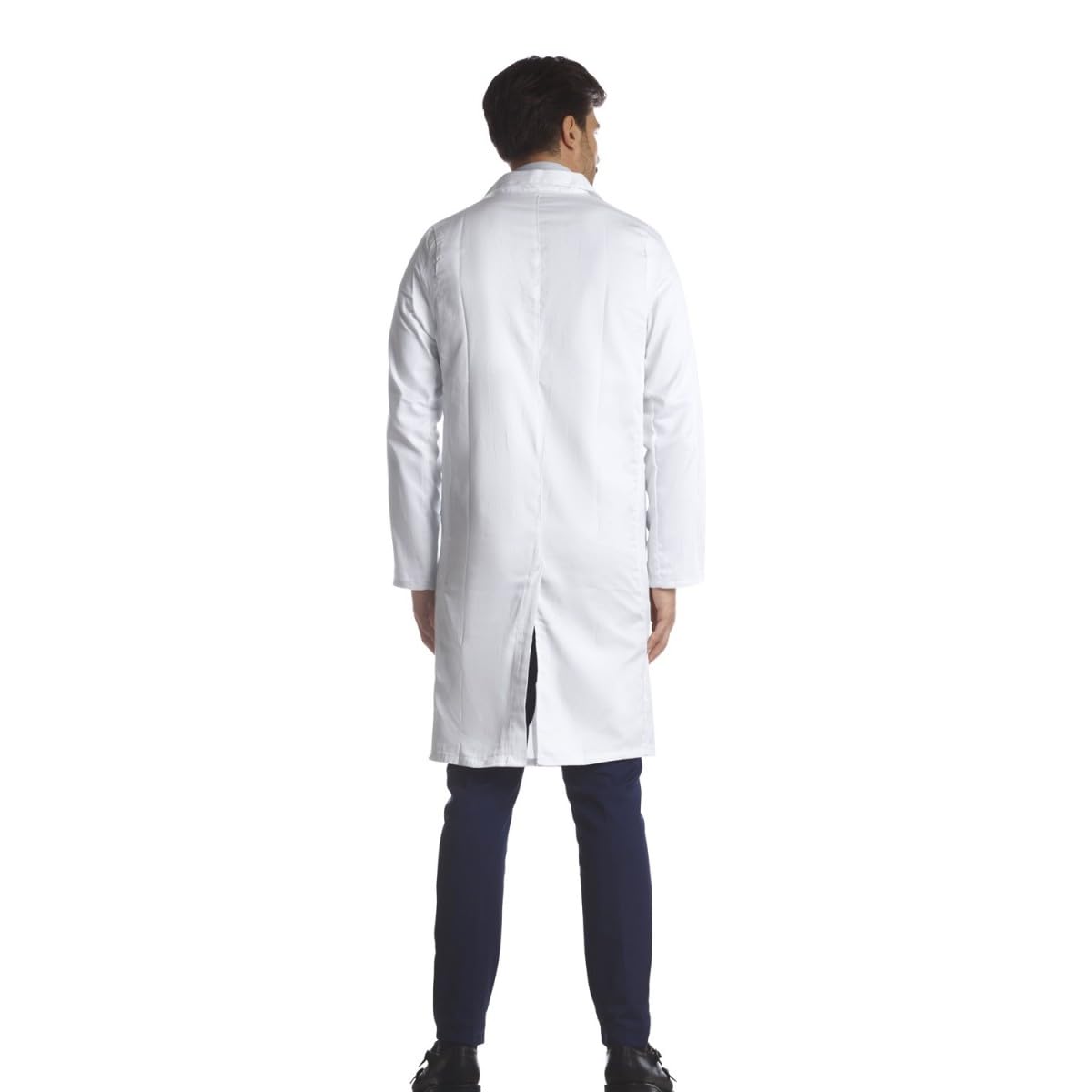 T.H. Service - Camice Bianco da Laboratorio, Cotone 100%, Resistente a Lavaggi Fino a 90°, Chiusura con Bottoni, Made in Italy, Unisex