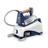 De'Longhi PRO1465 Stirella Ferro da Stiro Colpo Vapore Termostato, Bianco/Blu