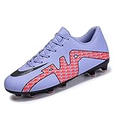 zapatos futbol mujeres [Parte superior transpirable]: la parte superior duradera y transpirable de este calzado de fútbol para hombre crea una circulación eficiente que permite que las capas internas y externas respiren, brinda una excelente transpirabilidad y mantiene los pies secos y cómodos todo el tiempo.