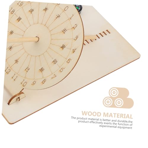 Reloj de sol de madera iplusmile para proyectos DIY científicos y educativos de astronomía 8