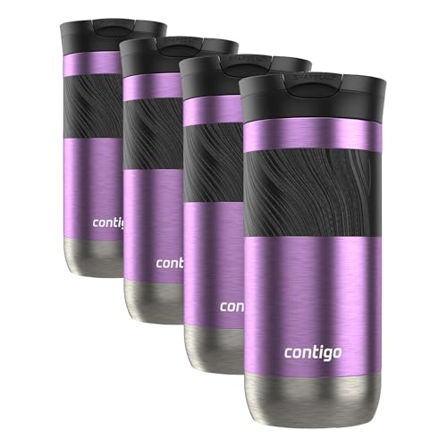 Image of Contigo Byron 2.0 Travel Mug 16 oz Pansy (Pack of 4)