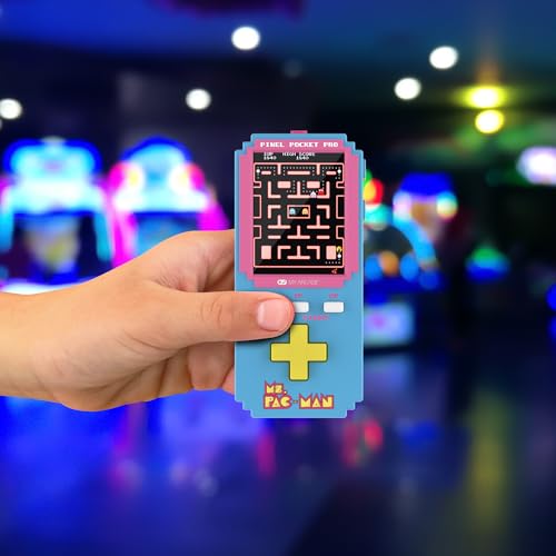Image of My Arcade Ms. Pac-Man Pixel Pocket Pro: Retro Gaming, Ms. Pac-Man Video Game, Portable Keychain Arcade