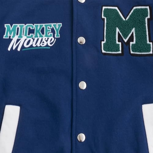 Disney Mickey Mouse Boys Letterman Varsity Bomber Jacket for Toddler to Big Kids4