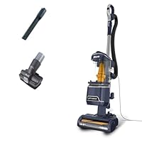 Shark Corded Upright Vacuum Cleaner 1.1L with Anti Hair Wrap Technology, LED Headlights, Lift-Away, Anti-Allergen, 8m Cord, 750W, 2 Attachments, Royal Grey, NZ691UK